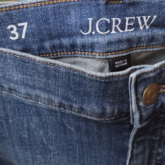 J. Crew 9" vintage slim-straight jean in Bensen wash Size 37 Plus Size - Picture 7 of 7